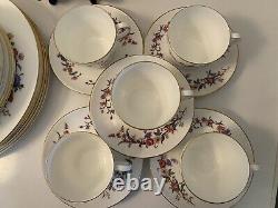 Wedgwood Vintage Devon Sprays Bone China SET of SIX 5-piece place settings-30pcs