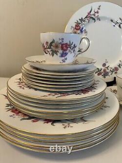 Wedgwood Vintage Devon Sprays Bone China SET of SIX 5-piece place settings-30pcs