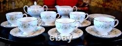 Wedgwood WESTBURY Tea Set For 7 (23 Pc) Cups, Saucers Plates + Creamer & Sugar