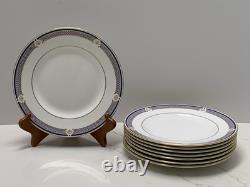 Wedgwood Waverley Bone China Salad Plates 8 1/8 England Set of 8