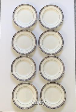 Wedgwood Waverley Bone China Salad Plates 8 1/8 England Set of 8