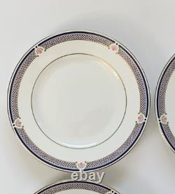 Wedgwood Waverley Bone China Salad Plates 8 1/8 England Set of 8