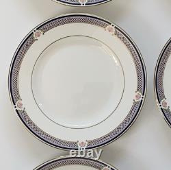 Wedgwood Waverley Bone China Salad Plates 8 1/8 England Set of 8