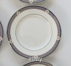 Wedgwood Waverley Bone China Salad Plates 8 1/8 England Set of 8
