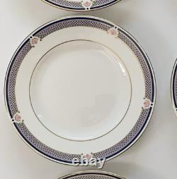 Wedgwood Waverley Bone China Salad Plates 8 1/8 England Set of 8
