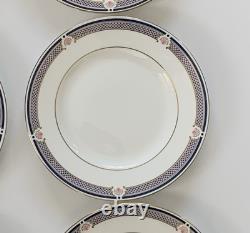 Wedgwood Waverley Bone China Salad Plates 8 1/8 England Set of 8