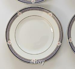 Wedgwood Waverley Bone China Salad Plates 8 1/8 England Set of 8