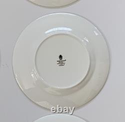 Wedgwood Waverley Bone China Salad Plates 8 1/8 England Set of 8