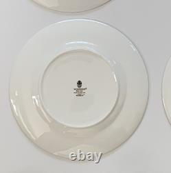 Wedgwood Waverley Bone China Salad Plates 8 1/8 England Set of 8