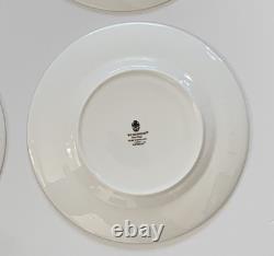 Wedgwood Waverley Bone China Salad Plates 8 1/8 England Set of 8