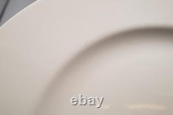 Wedgwood White Dinner Plates 10 7/8 Set of 5 Bone China FREE USA SHIPPING