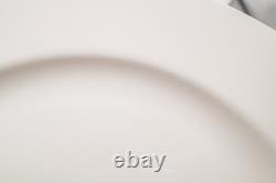 Wedgwood White Dinner Plates 10 7/8 Set of 5 Bone China FREE USA SHIPPING