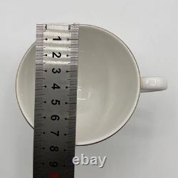 Wedgwood Wild Strawberry Archive Cup Saucers Set Of 2 Pair Bone China England