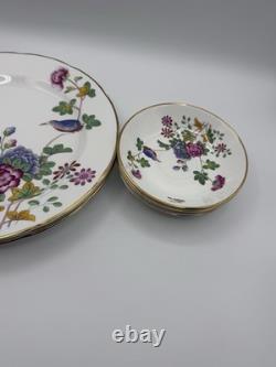 Wedgwood Williamsburg Cuckoo Coffee for Two Bone China England Set