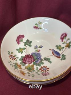 Wedgwood Williamsburg Cuckoo Coffee for Two Bone China England Set