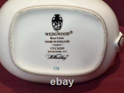 Wedgwood Williamsburg Cuckoo Coffee for Two Bone China England Set
