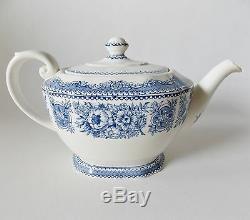 Wedgwood'yale' Tea Set Blue And White China Antique Wedgwood Etruria England