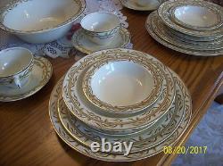 Woods & Sons China Arley Pattern 1930's 100 Piece Dinnerware Grouping England