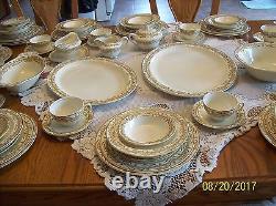 Woods & Sons China Arley Pattern 1930's 100 Piece Dinnerware Grouping England