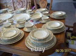 Woods & Sons China Arley Pattern 1930's 100 Piece Dinnerware Grouping England
