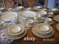 Woods & Sons China Arley Pattern 1930's 100 Piece Dinnerware Grouping England