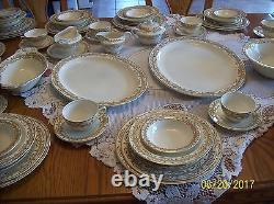 Woods & Sons China Arley Pattern 1930's 100 Piece Dinnerware Grouping England